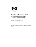 HP Compaq dx2358 Hardware Reference Manual предпросмотр