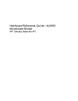 HP Compaq dx2400 Hardware Reference Manual preview