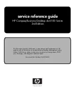 HP Compaq dx6100 MT Reference Manual предпросмотр