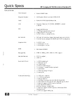 Preview for 9 page of HP Compaq dx7380 Quickspecs