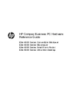 HP Compaq Elite 8300 All-in-One Reference Manual preview