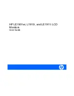 Предварительный просмотр 1 страницы HP Compaq Essential LE1911 User Manual