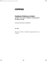 HP Compaq Evo d510 SFF Hardware Reference Manual предпросмотр