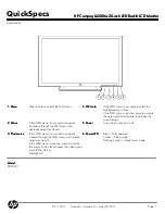 HP Compaq LA2006x Quickspecs preview
