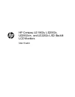HP Compaq LE1902x User Manual preview