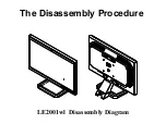 Preview for 3 page of HP Compaq LE2001wm Disassembly Instructions Manual