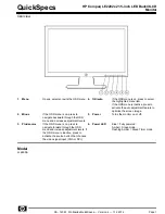 HP Compaq LE2202x Quickspecs preview