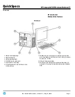 HP Compaq Microtower Business PC dx2300 Quickspecs preview