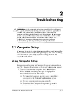 Preview for 27 page of HP Compaq nc2400 Maintenance And Service Manual