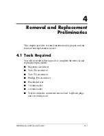 Предварительный просмотр 73 страницы HP Compaq NC4010 Maintenance And Service Manual