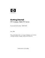 HP Compaq NC4400 Getting Started Manual preview