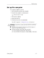 Preview for 8 page of HP Compaq NC4400 Getting Started Manual