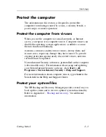 Preview for 21 page of HP Compaq NC4400 Getting Started Manual