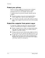 Preview for 22 page of HP Compaq NC4400 Getting Started Manual