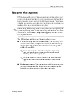 Preview for 55 page of HP Compaq NC4400 Getting Started Manual