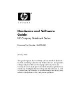 Preview for 1 page of HP Compaq nc6220 Hardware And Software Manual