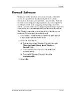 Preview for 181 page of HP Compaq nc6220 Hardware And Software Manual