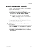 Preview for 34 page of HP Compaq NC6320 Getting Started Manual