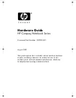 HP Compaq nc8000 Hardware Manual preview