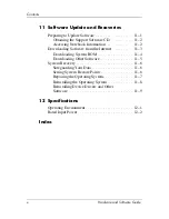 Preview for 10 page of HP Compaq Notebook series Hardware And Software Manual