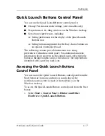 Preview for 98 page of HP Compaq Notebook series Hardware And Software Manual