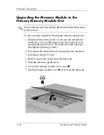 Preview for 130 page of HP Compaq Notebook series Hardware And Software Manual