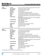 Preview for 14 page of HP Compaq nw8440 Quickspecs