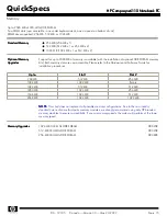 Предварительный просмотр 15 страницы HP Compaq nx6110 Specifications