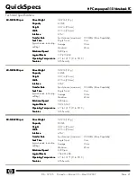 Предварительный просмотр 21 страницы HP Compaq nx6110 Specifications