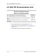 Preview for 100 page of HP Compaq NX6130 Maintenance And Service Manual