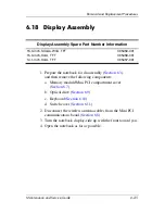 Preview for 121 page of HP Compaq NX6130 Maintenance And Service Manual