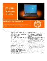 HP Compaq NX7300 Brochure preview