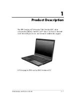 Preview for 8 page of HP Compaq NX7300 Maintenance And Service Manual