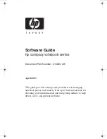 HP Compaq NX9100 Software Manual preview