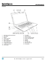 HP Compaq Presario,Presario 650 Specification preview