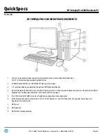 Preview for 2 page of HP Compaq Pro 6305 Specification