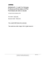 HP Compaq SP750 Maintenance And Service Manual предпросмотр