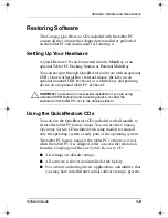 Preview for 47 page of HP Compaq tc1000 Software Manual