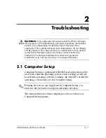 Предварительный просмотр 29 страницы HP Compaq tc4200 Maintenance And Service Manual