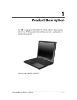 Preview for 7 page of HP Compaq tc4400 Maintenance And Service Manual