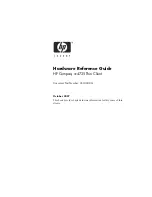 Preview for 1 page of HP Compaq vc4725 Hardware Reference Manual