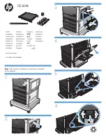 HP CP4525N COLOR LASERJET ENTERPRISE Install Manual preview