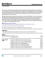 Preview for 1 page of HP D2000 Specifications