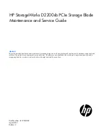 HP D2200sb Maintenance And Service Manual preview