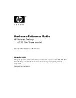 HP d325 Series Hardware Reference Manual предпросмотр