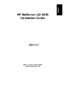 HP D5970A - NetServer - LCII Installation Manual preview