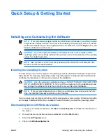 Предварительный просмотр 9 страницы HP dc72 - Blade Workstation Client Getting Started Manual