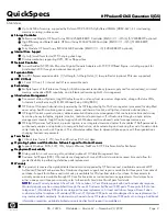 Preview for 2 page of HP DL360 - ProLiant - Photon Specifications