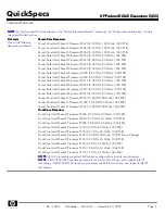 Preview for 4 page of HP DL360 - ProLiant - Photon Specifications