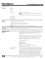 Preview for 7 page of HP DL360 - ProLiant - Photon Specifications